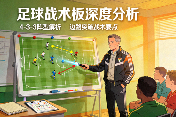 足球战术板深度分析专题图片 - 教练讲解战术